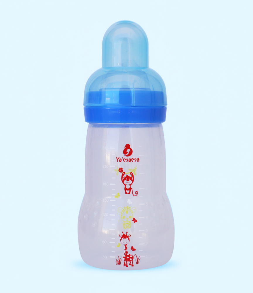 YA'MAMA Transition Baby Bottle 240 ml – Wide Neck – Polypropylene (PP) – Without Handles