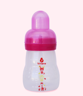 قنينة رضاعة YA'MAMA لحديثي الولادة 150 مل – عنق واسع – بولي بروبيلين (PP) – بدون مقبض