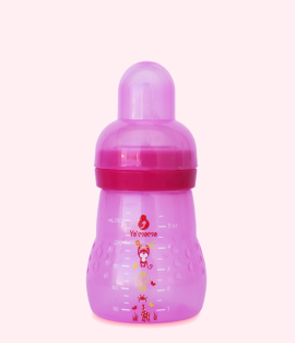 قنينة رضاعة YA'MAMA لحديثي الولادة 150 مل – عنق واسع – بولي بروبيلين (PP) – بدون مقبض