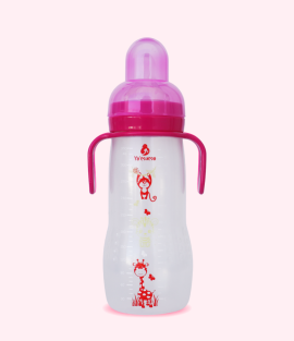 Biberon YA'MAMA 330 ml Bébé Actif – Col Large – Polypropylène (PP) – Avec Bras