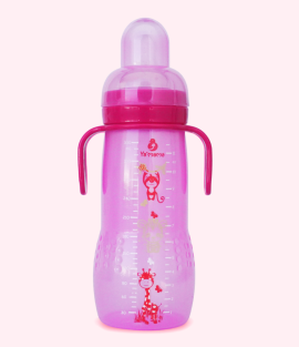 Biberon YA'MAMA 330 ml Bébé Actif – Col Large – Polypropylène (PP) – Avec Bras