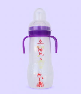 Biberon YA'MAMA 330 ml Bébé Actif – Col Large – Polypropylène (PP) – Avec Bras