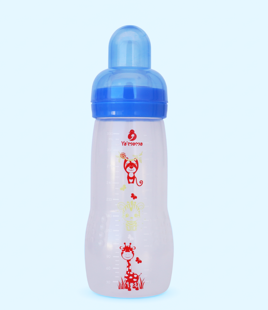 YA'MAMA Active Baby Bottle 330 ml – Wide Neck – Polypropylene (PP) – Without Handles