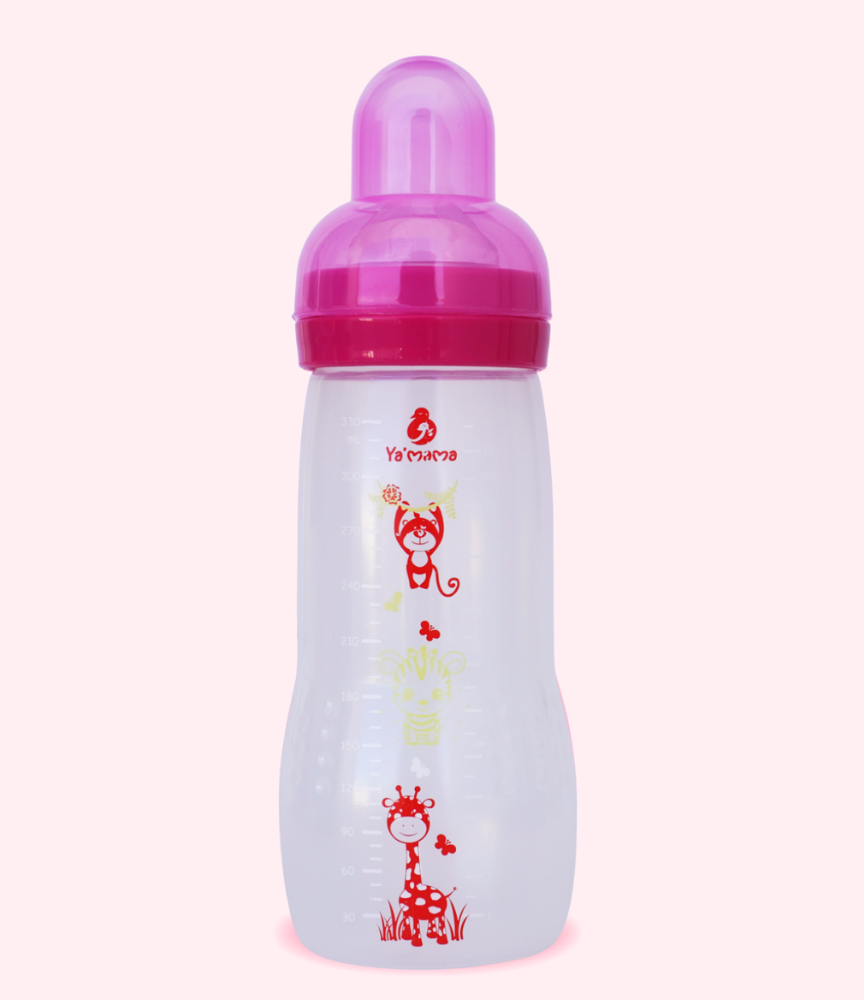 YA'MAMA Active Baby Bottle 330 ml – Wide Neck – Polypropylene (PP) – Without Handles