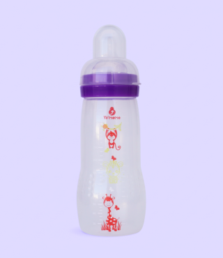 YA'MAMA Active Baby Bottle 330 ml – Wide Neck – Polypropylene (PP) – Without Handles