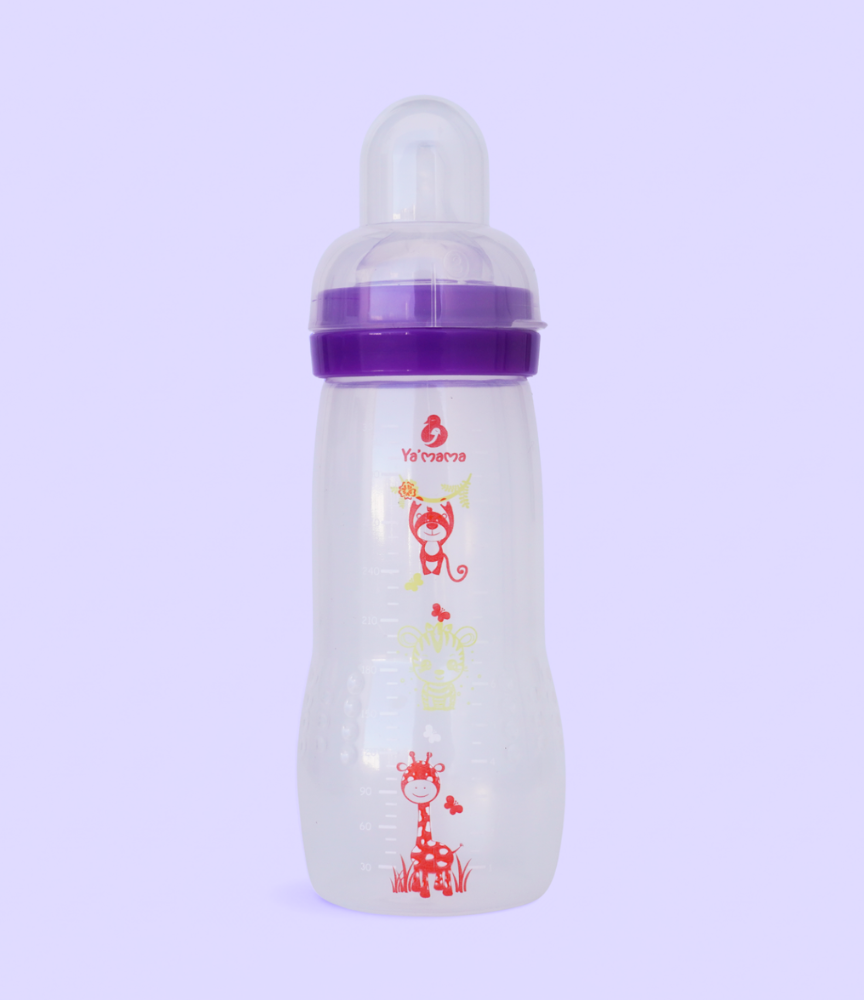 YA'MAMA Active Baby Bottle 330 ml – Wide Neck – Polypropylene (PP) – Without Handles