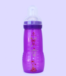 YA'MAMA Active Baby Bottle 330 ml – Wide Neck – Polypropylene (PP) – Without Handles